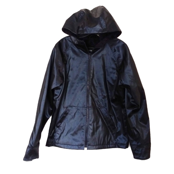 OUTBROOK MEN S/WMN. L NAVY INSULATD HOODED JACKET - Picture 2 of 7